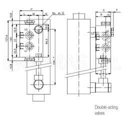 Piloted check Valves, flange-mountable on Cylinder