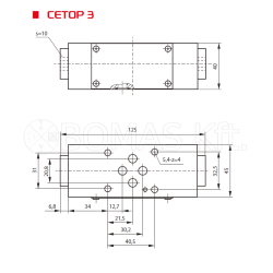 Terheléstartó visszacsapószelepek CETOP 3 és 5