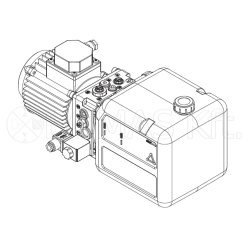 Dock power unit three-phase
