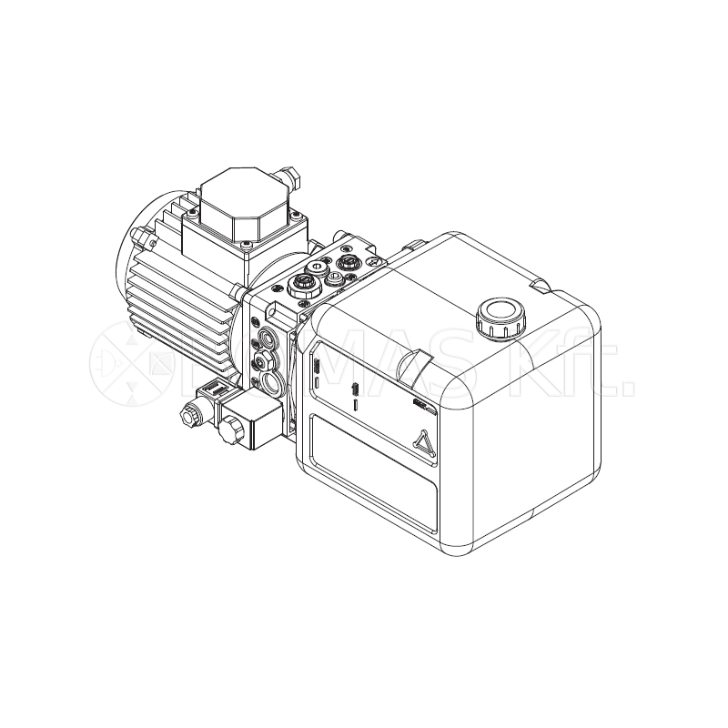 Kompakt hidraulika tápegység rakodó rámpákhoz
