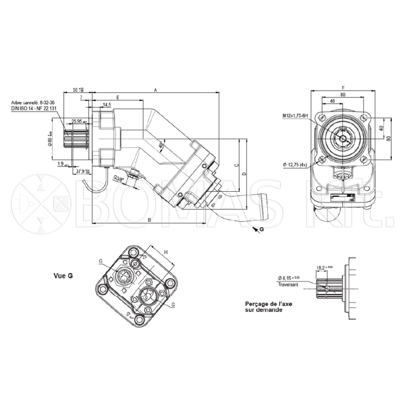 Bent Axis Piston Pumps For Trucks