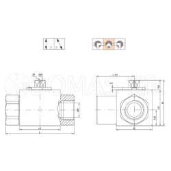 3-way ball valve