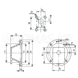 Bell Housings for gear pumps