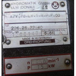 Hydromatik A7V78 szivattyú (teljesítmény vezérléssel!)
