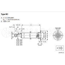 Sauer Danfoss OPTM 163 M1 steering column