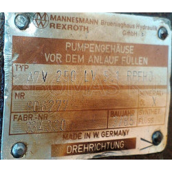 Hydromatik A7V250 pump