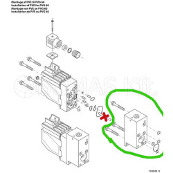 Danfoss PVB60 - PVEO32 adaptor