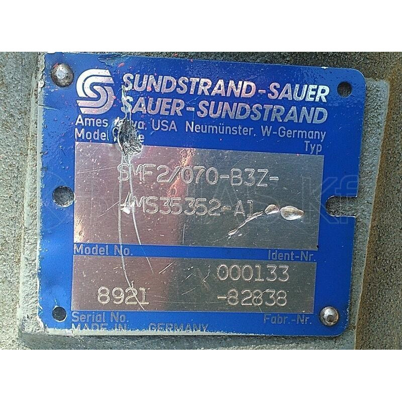 Sauer Sundstrand SMF2/070 hidromotor