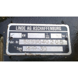 Linde MPR-30 pump