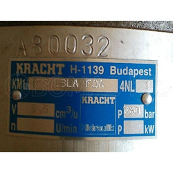 Kracht gear pump group 2 (+outrigger bearing)
